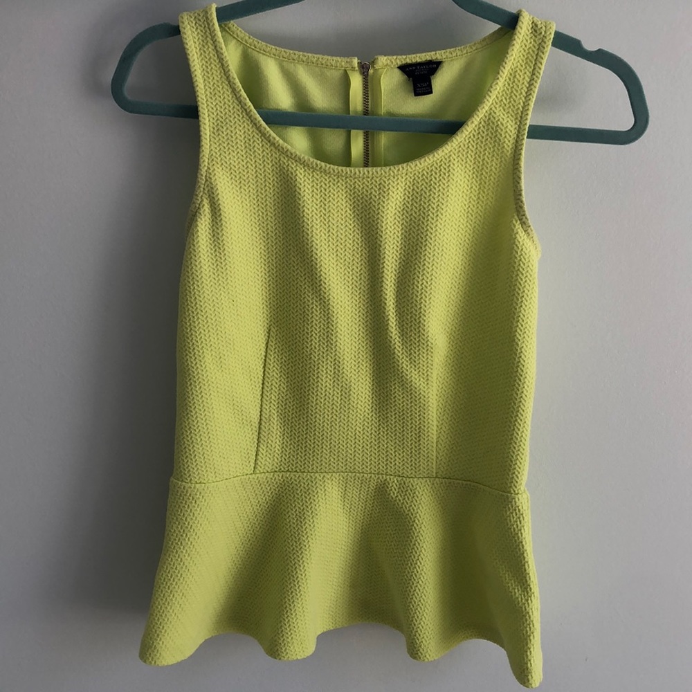 Ann Taylor Petite Peplum Top